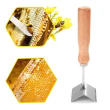 Stainless Steel Beekeeping Cleaning Shovel Honey Scraper Handle Household Supply Practical Operation Simple Conveninently