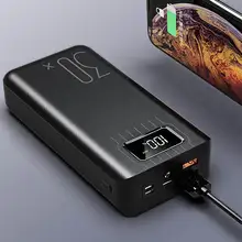 LEORY power Bank чехол 30000 мАч цифровой дисплей фонарик Быстрая зарядка для iPhone XS 11 Pro huawei P30 mate 30(без аккумулятора