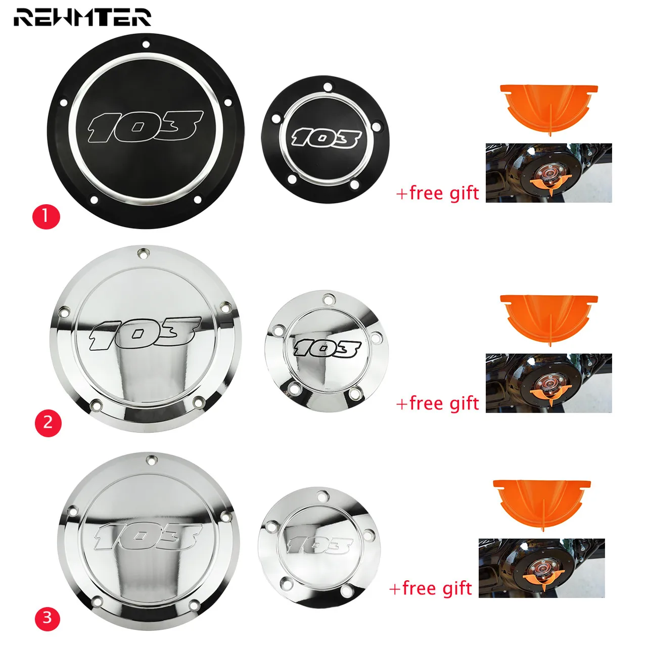 Мотоцикл 103 Дерби крышка таймера ГРМ Крышка для Harley Touring Softail Dyna Street Glide Road King супер Glide Fat Boy