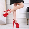 Walking Show Artifact Model high-heeled Shoes Sandals Thin-heeled 20cm Sexy Black Platform Hate Sky Women Shoes Summer New 2020 4
