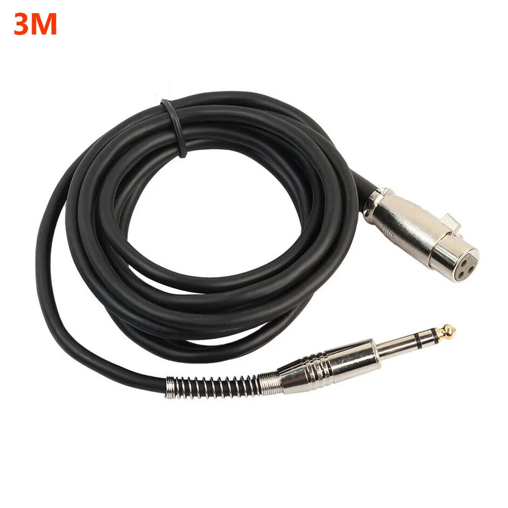 

6.35mm Jack Stage Sound Consoles Instrument Home Male To Cannon XLR Female Connectors Audio Cable Stereo KTV For Microphone