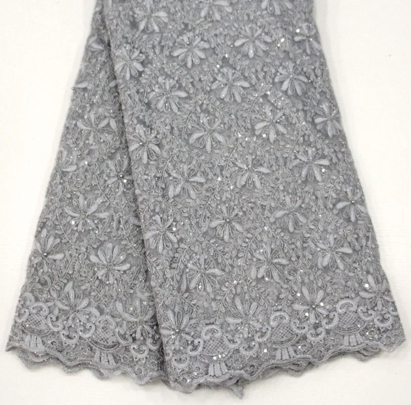 

Unique Sequin Beads Design Lace African Mesh Net Lace For Wedding Dresses Men Women Laces Garments In African