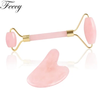 

Face Massage Roller Facial Lift Massager Natural Jade Face Slimming Shaper Lifting Massage Double Heads Relaxation Beauty Tool