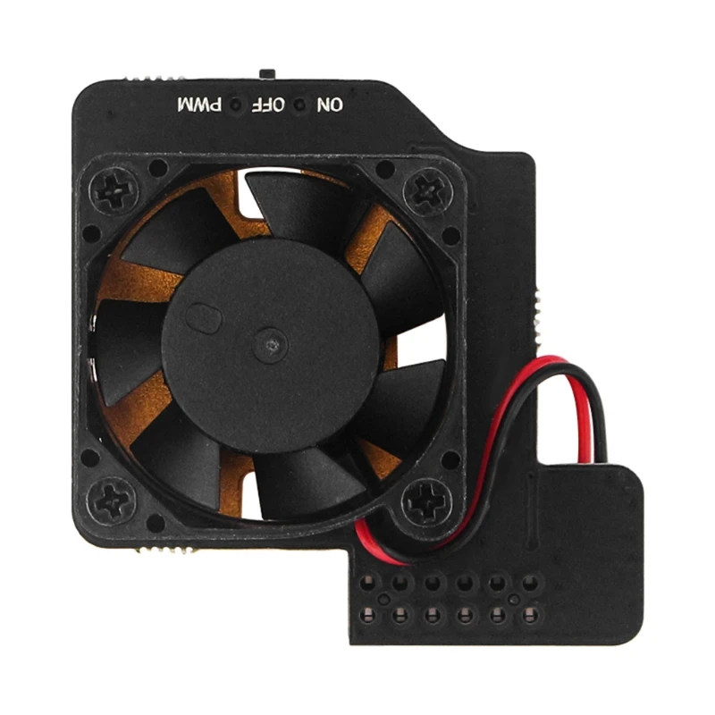 

Argon Mini Fan for Raspberry Pi 4 Mini PWN Speed Adjustable Cooling Fan with Pure Copper Metal Base Radiator for RPi