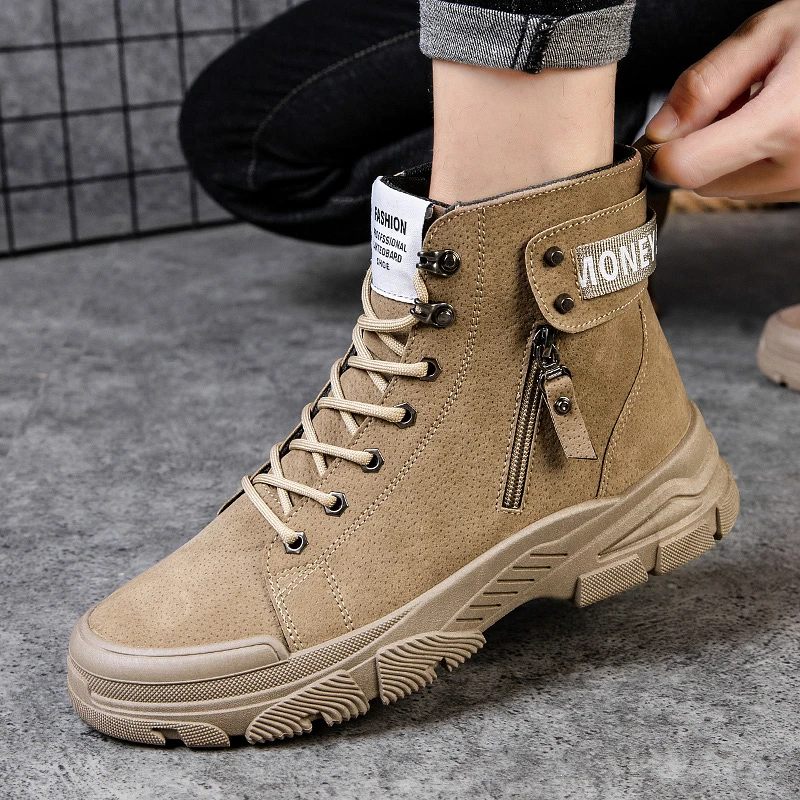 informales de vaquero para Hombre, de deporte, botines de vestir, para invierno|Botinas| -