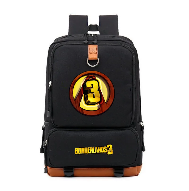 Borderland 3 mochila Печать Рюкзак для подростков холст школьная сумка на плечо Рабочая дорожная сумка для ноутбука рюкзак