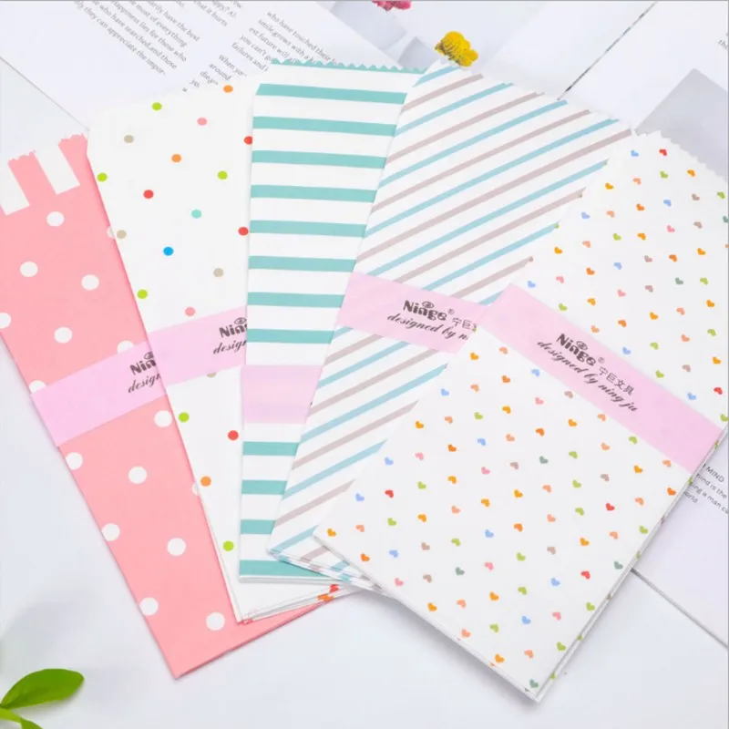 10Pcs Kawaii Paper Envelope for Card Scrapbooking Gift