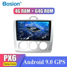 4G RAM2 din автомагнитола android 9,0 для ford focus с радио тюнером gps навигационная зеркальная связь Bluetooth Wifi 4G камера заднего вида
