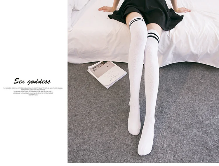 LILICOCHAN Womens Anime Cosplay Lolita Maid Girls Lace Top Thigh High Socks Over Knee Leg Warmer Leggings Sexy Cotton Stocking Accessories -Zentai shop online H3da90b5e5b9946e6a3f0d5e8695c8610B.jpg