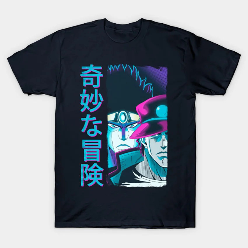 Необычные Приключения футболка Jojos Необычные Приключения футболка joestar star platinum stand manga аниме jojos Необычные Приключения hammon