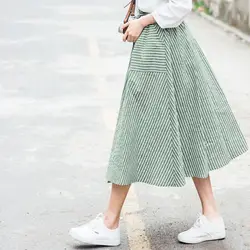 Оптовая продажа; юбка средней длины со шнуровкой в ретро-стиле; летняя одежда 2018 года; новый стиль