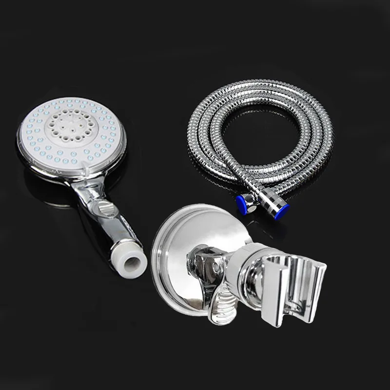 

New Style with Switch Hand-Held Shower Faucet Nozzle Bathroom Plastic Stainless Steel Water Extractor Shower Head Manufacturers