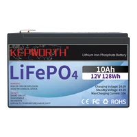 Batterie aste LifePo4, 12V, 6Ah, 10Ah, 12Ah, 20Ah, 25Ah, 30Ah, BMS intégré, alimentation aste veFePo4, série ou parallèle, la plus récente 4