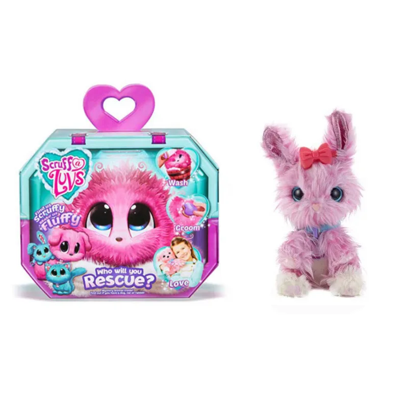 Сюрприз Ванна Кот взрывы Дети Плюшевые игрушки Подарки кукла - Цвет: Pink rabbit
