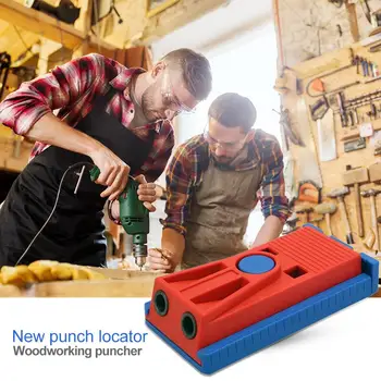 

Woodworking DIY Oblique Hole Puncher High Cost Performance Portability Durable Drilling Fixture Drill Guide Jig Locator