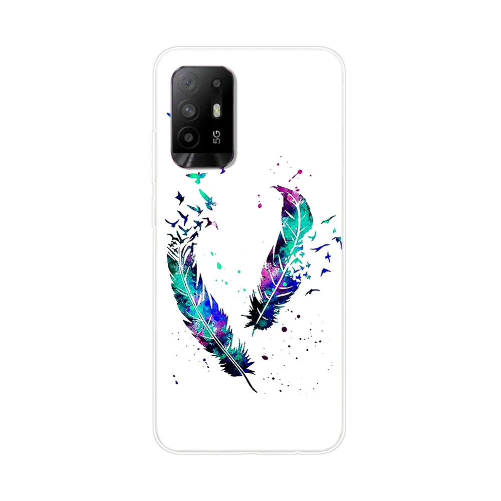 Floral Animal Silicone Phone Case with Protective Bumper