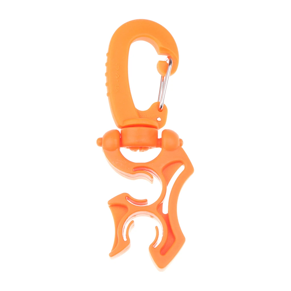 High Visibility Scuba Diving Finger Reel Spool +Dive 2 Hose Regulator Holder Diving Double Hose Holder Diving Finger Spool