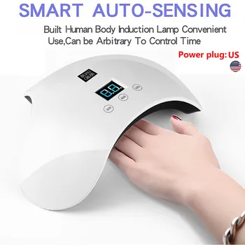 

24w LED UV Nail Gel Curing Lamp Light Nail Gel Polish Dryer Nail Art Machine For Nail Art Tools Auto Hand Infrared Sensor PC&ABS