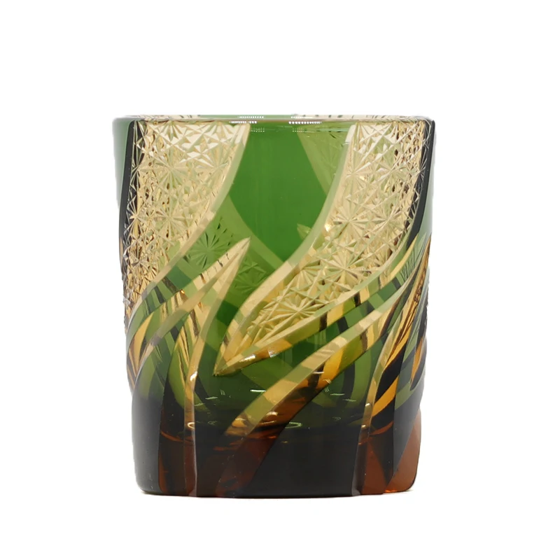 Japoński edo-kiriko Cut Glass Style staroświecki kubek whisky kubki, szkło do szkockiej koktajlowej, Bourbon, Gin, Voldka 3 Japoński edo-kiriko Cut Glass Style staroświecki kubek whisky kubki, szkło do szkockiej koktajlowej, Bourbon, Gin, Voldka 3