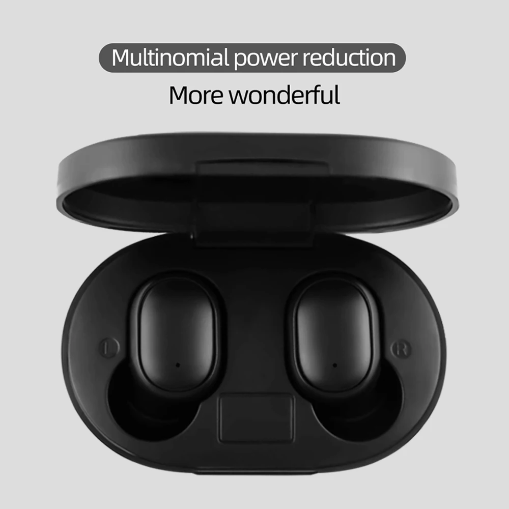 Tws Bluetooth 5 0 Wireless Earphone Active Noise Cancellation Bass Mini Headset With Mic Movement Earbuds Auto Link AI Control