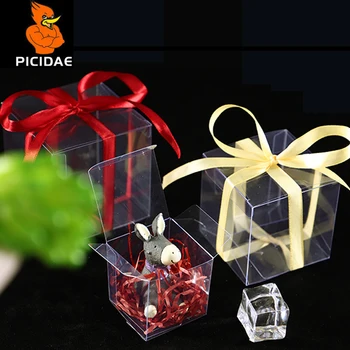 

Pvc Transparent Pp Gift Box Display Model Plastic Packing Film Manual Biscuit Soap Candy Fruit Souvenir Doll Toy Baked Food cake