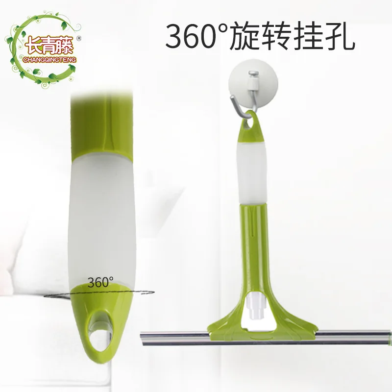 Glass Wiper Bathroom Tile Health Cleaning Window Cleaner Non-slip Glue Soft Handle Glass Wiper Car Scraping Wiper