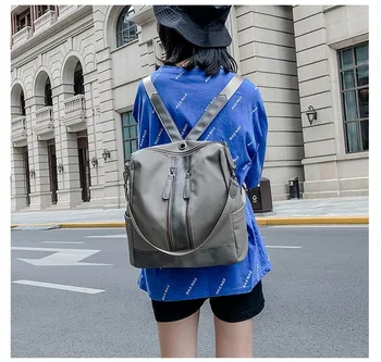 

2020 new women's backpack Korean version of the wild ladies backpack fashion simple ladies backpack