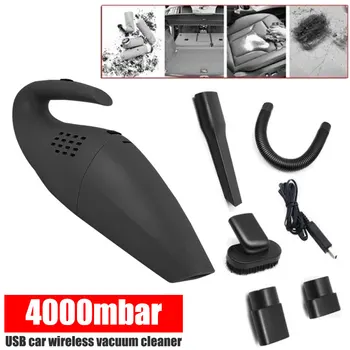 

Vehemo Auto Vacuum Cleaner 12V Wireless Handheld Portable Vacuum Cleaner Vehicle Dust Collector Low Noise