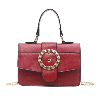 

Women 2019 New Messenger Bag Round Decoration Fashion Shoulder Messenger Bags Simple Handbag Outdoor Waterproof Travel Bags 1213