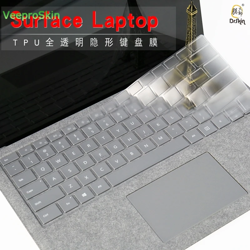 Прозрачная клавиатура из тпу защитная пленка совместима с Microsoft Surface Laptop 3 13 5 15
