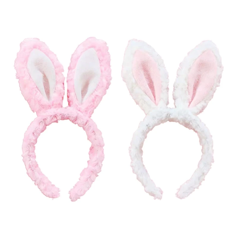 Furry Headband with Bunny Tiger Ears Plush Cartoon Rabbit Hairband Party Performance Theme Costume Hair Accessories naruto costume