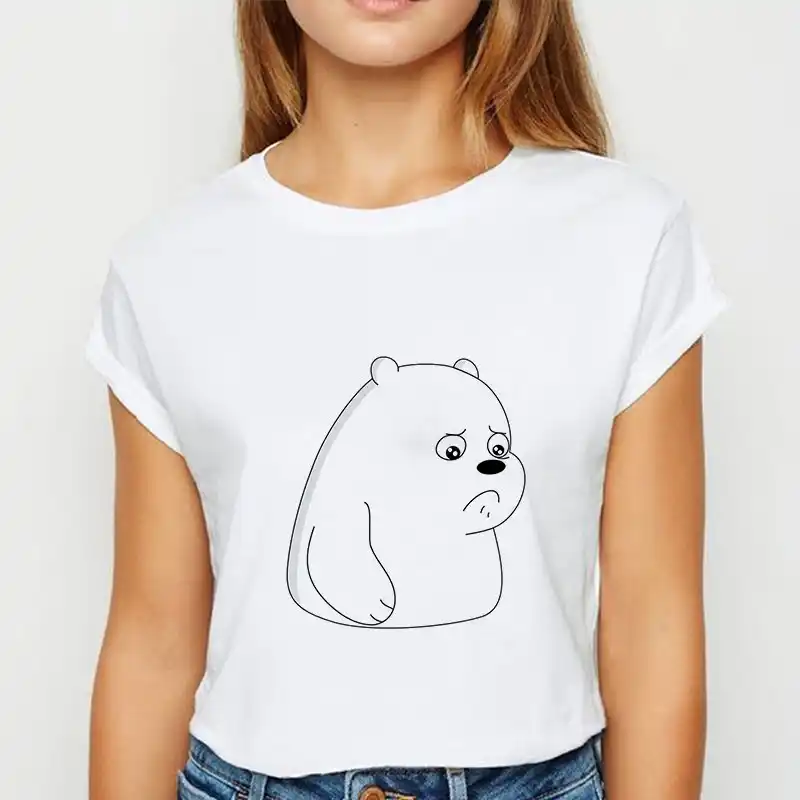 裸漫画クマプリントtシャツ 夏白tシャツ女性かわいいパンダ半袖カジュアルtシャツ女性かわいい Tシャツ Aliexpress 裸漫画クマプリントtシャツ 夏白tシャツ女性かわいいパンダ半袖カジュアルtシャツ女性かわいい Tシャツ Aliexpress