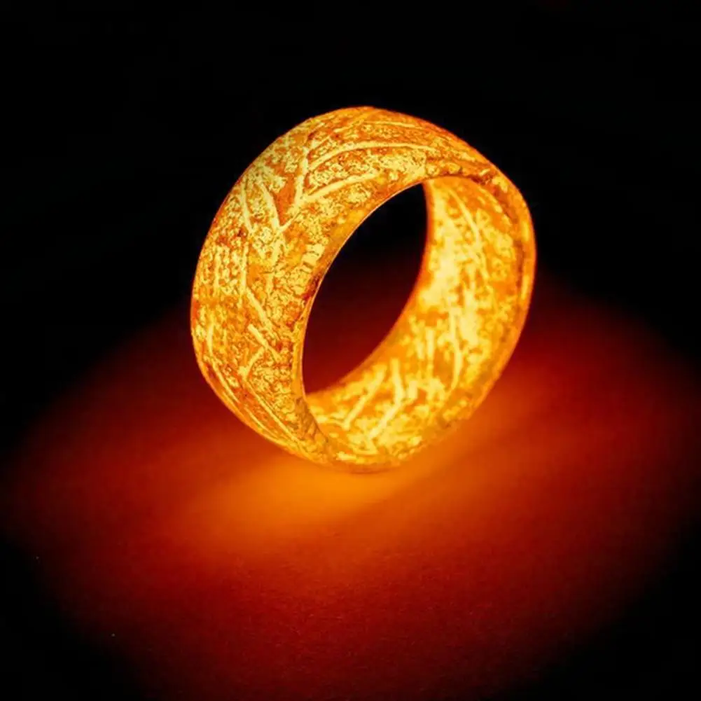 3UMeter светящиеся кольца светящиеся модные кольца из смолы мужские кольца в стиле панк вечерние кольца подарок