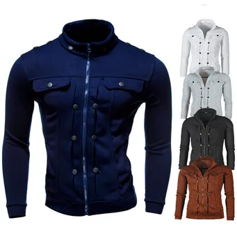 

Male Pullover Hoodie Men Hoodies Print Jacket Spring Autumn Drawstring Zipper Hooded Sweatshirt Top Coat aq6