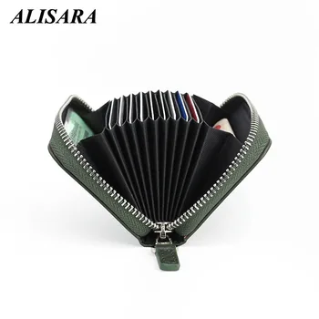 

Japan & Korea Style Credit Card Case Genuine Leather Mini Bank Card Wallets Coin Purses ID/Bus Card Holders Small Money Bag