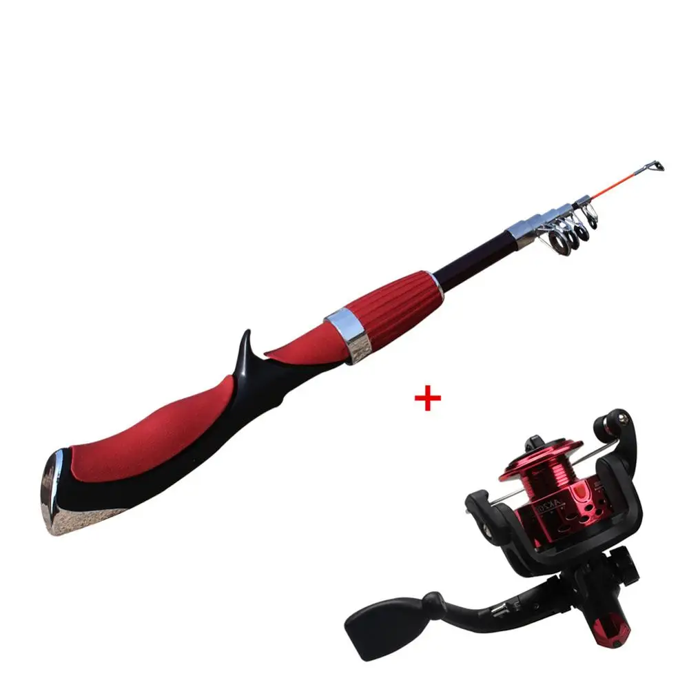 1.4m Fishing Rod Combos with Telescopic Fishing Pole Spinning Reels For Travel Fishing 1.4m Fishing Rod Combos with Telescopic Fishing Pole Spinning Reels For Travel Fishing