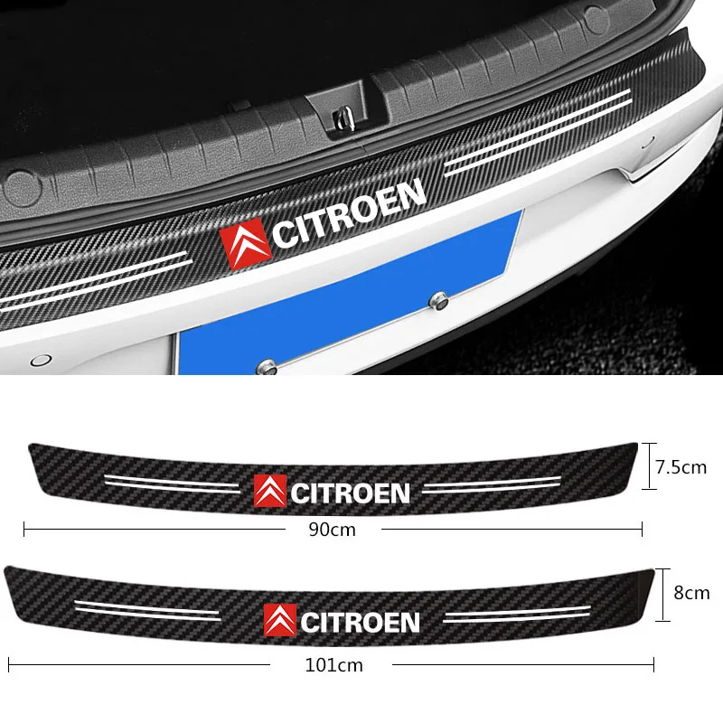 Наклейка на задний бампер автомобиля Citroen C4 C5 C3 Berlingo C2 C1 Saxo Xsara | Автомобили и