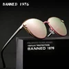BANNED 1976 Luxury Women Sunglasses Fashion Round Ladies Vintage Retro Brand Designer Oversized Female Sun Glasses oculos gafas ► Photo 1/6