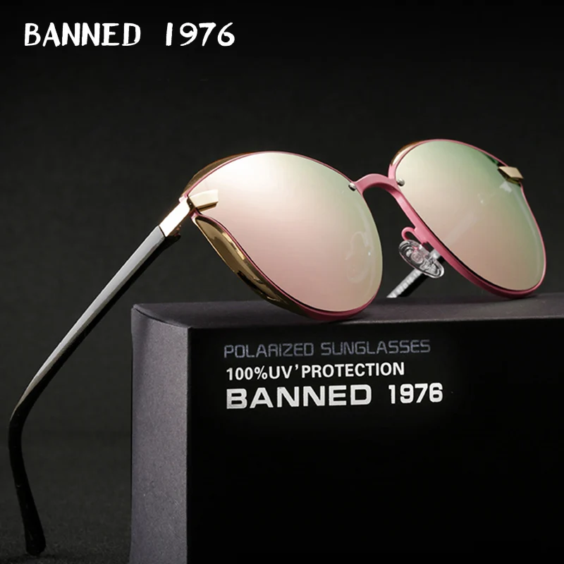 Banned 1976 Lentes de Sol de Lujo para Mujer - A5pasos