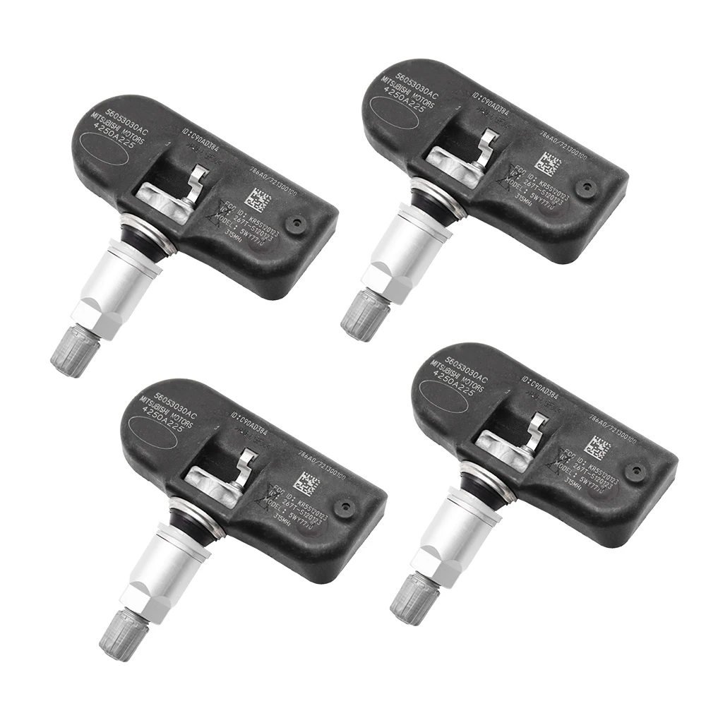 56053030AC TPMS датчик давления в шинах для CHRYSLER DODGE HYUNDAI JEEP MITSUBISHI ram для выхлопа автомобиля - Цвет: (4PCS) 56053030AC
