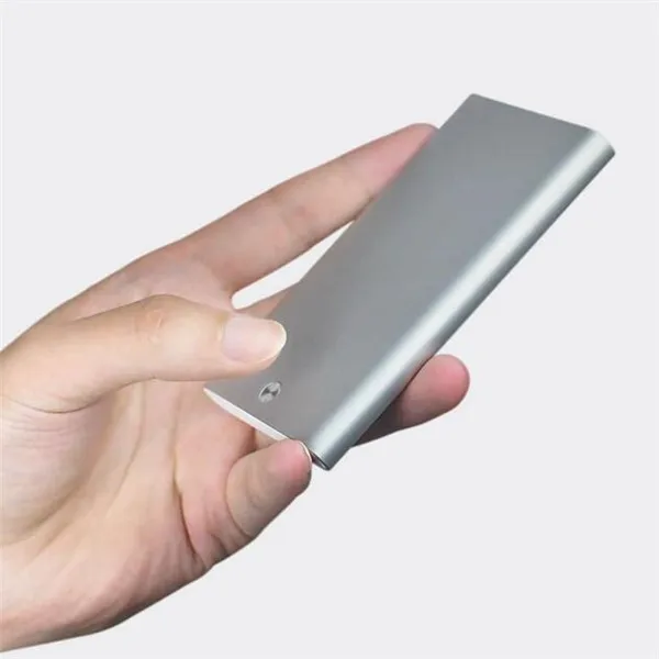 BISI GORO креативный RFID держатель для карт металлическая алюминиевая коробка крышка Держатель для карт Бизнес Кредитная карта кошелек минималистичные тонкие ID Чехол - Цвет: Gray MWCH01
