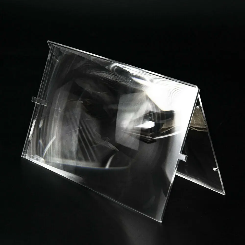 Optical PMMA Plastic Fresnel Lens Focal Length 185 120mm Suitable DIY Projector Solar Condensing Lenses 7inch Projectors Lentes |