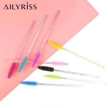 

200 PCS Disposable Crystal Eyelashes Brush Mascara Wands Professional Beauty Lash Extension Supplies AILYRISS