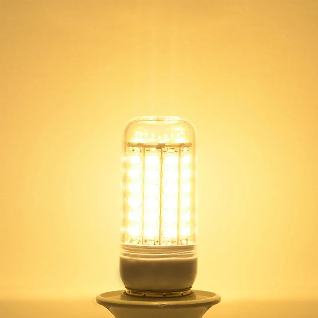 Светодиодный лампы E27 E14 лампы кукурузы 24 36 48 56 69 72 светодиодный s AC 220V Светодиодный светильник люстра в форме свечи светодиодный светильник для украшения дома настенные светильники - Испускаемый цвет: Warm White