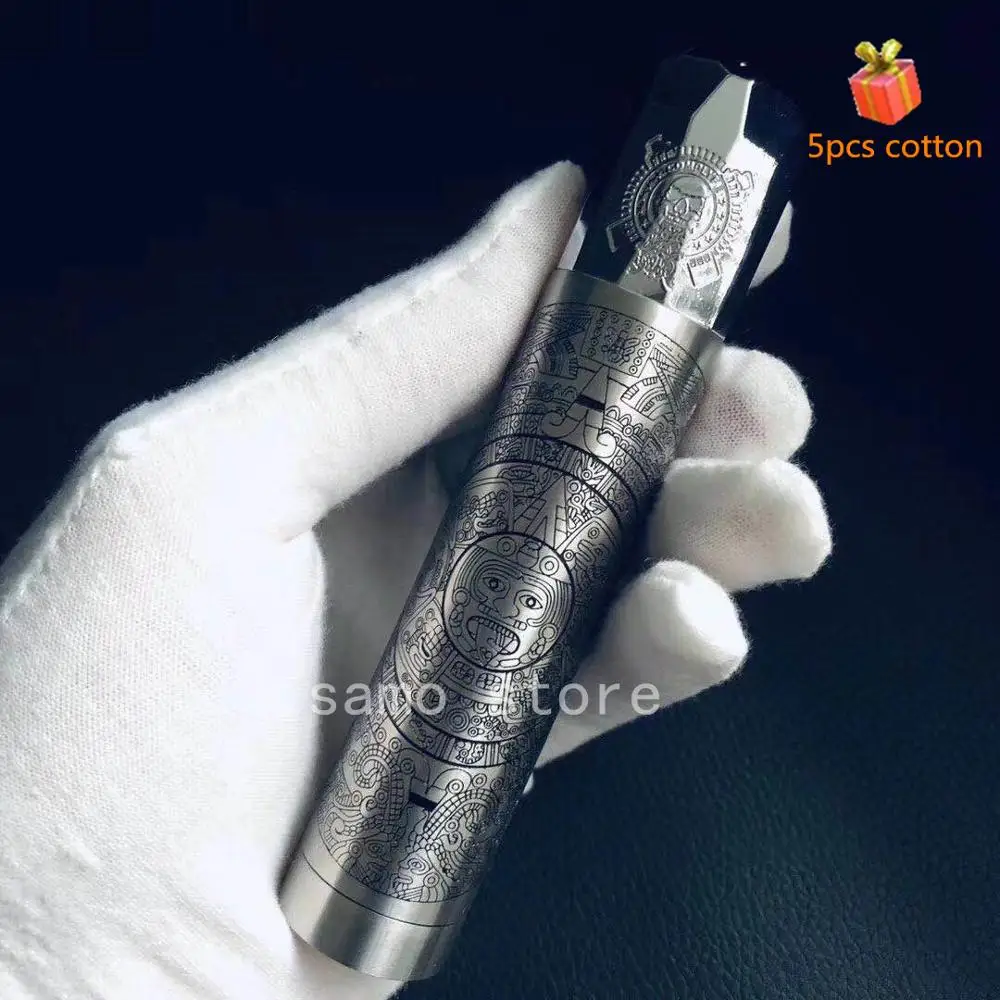 

Hot summon mod Vaporizer 18650 battery mechanical Mod stainless steel vape fit Apocalypse GEN 25 RDA Dead Rabbit RDA