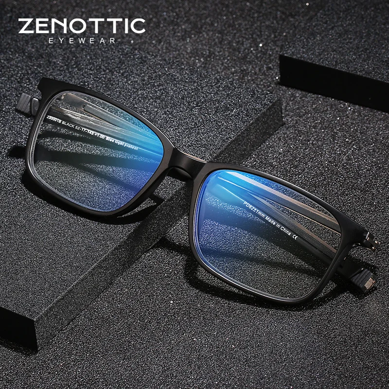 Очки ZENOTTIC с ацетатным рецептом для мужчин и женщин магнитные при близорукости
