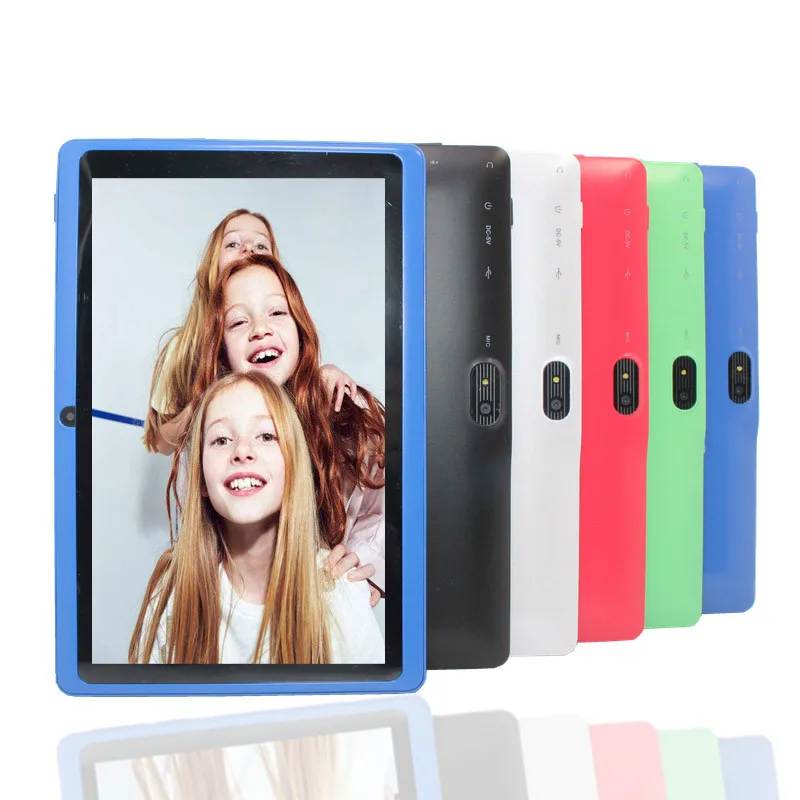 7 дюймов Android 4 планшет Гб четырехъядерный Q88 детский Bluetooth Wifi панели малыш |