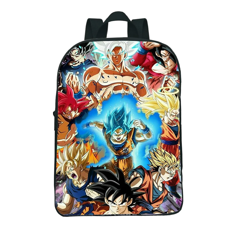 Dragon Ball, супер Детский Школьный рюкзак, 12 дюймов, аниме, 3d сумки, дорожная сумка на плечо, для мальчиков и девочек, рюкзак, детские сумки для школы, Sac A Dos