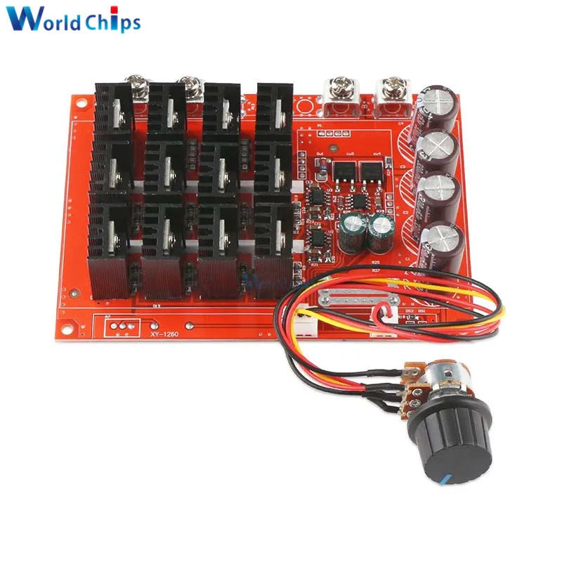 Высокомощный модуль управления скоростью двигателя HHO RC Driver PWM 12 В 24 48 60 А