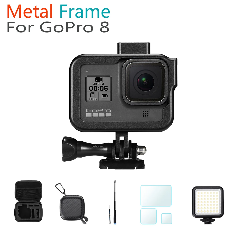 Для Gopro Hero 8 Металлическая Рамка металлический чехол из алюминиевого сплава с